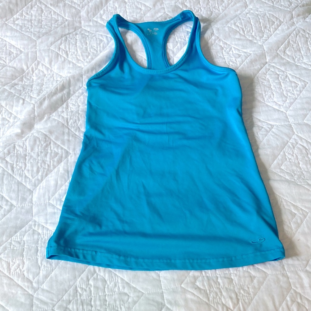 Fitted Champion tank (blue) size XS